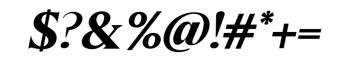 Galens Extra Bold Italic Font OTHER CHARS