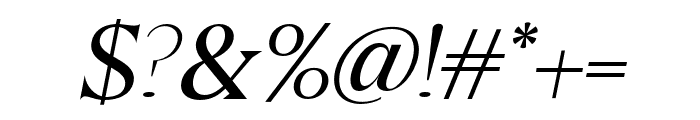 Galens Italic Font OTHER CHARS