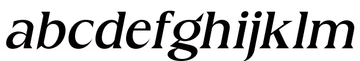 Galens Semi Bold Italic Font LOWERCASE