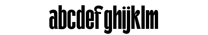 Galfego-Regular Font LOWERCASE