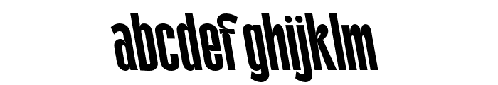 Galfego-Slant Font LOWERCASE