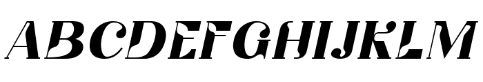 Galgani Italic Font UPPERCASE