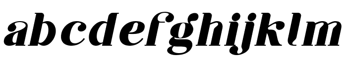 Galgani Italic Font LOWERCASE