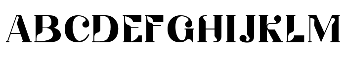 Galgani Regular Font UPPERCASE