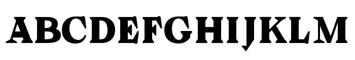 Galgey-Black Font UPPERCASE