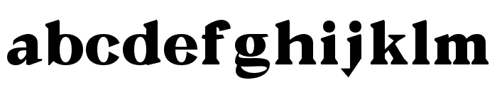 Galgey-Black Font LOWERCASE