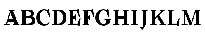 Galgey-Bold Font UPPERCASE