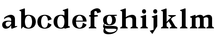 Galgey-Bold Font LOWERCASE