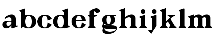 Galgey-ExtraBold Font LOWERCASE