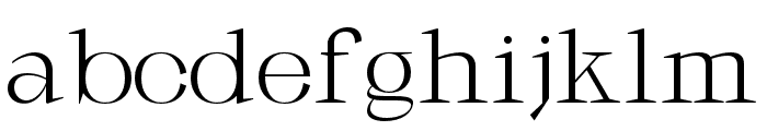 Galgey-Light Font LOWERCASE