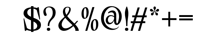 Galgey-Medium Font OTHER CHARS