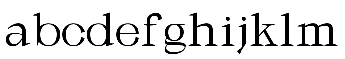 Galgey-Regular Font LOWERCASE