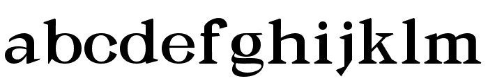 Galgey Semi Bold Font LOWERCASE