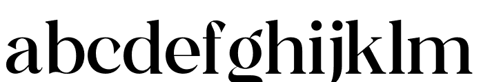 Galgine Font LOWERCASE