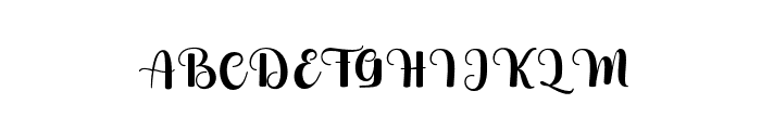 Galista Regular Font UPPERCASE