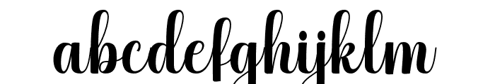 GalithaScript Font LOWERCASE
