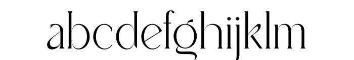 Galkgin Font LOWERCASE