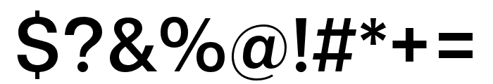 Gallad-Medium Font OTHER CHARS