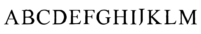 Gallagher-Regular Font UPPERCASE