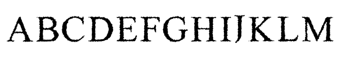 Gallagher-Rough Font UPPERCASE