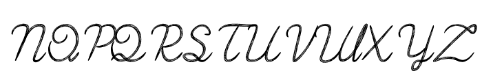 Gallando Italic Font UPPERCASE