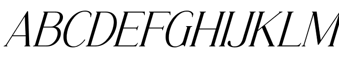 Gallant Italic Font UPPERCASE