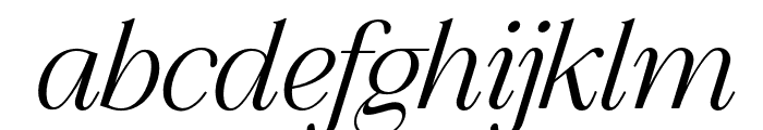 Gallant Italic Font LOWERCASE