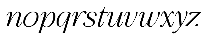 Gallant Italic Font LOWERCASE