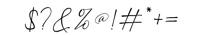 Gallant Signature Font OTHER CHARS