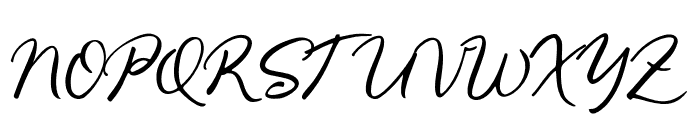 Gallendo-Regular Font UPPERCASE
