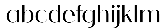 Galleria Regular Font LOWERCASE