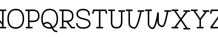 Galore Snack Serif Font UPPERCASE