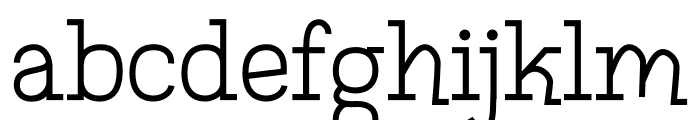 Galore Snack Serif Font LOWERCASE