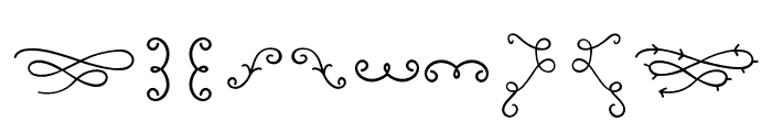 Galponspring-Ornament Font OTHER CHARS