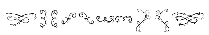 Galponspring-OrnamentSpringShadow Font OTHER CHARS