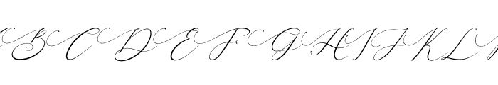 Galteniya Italic Font UPPERCASE