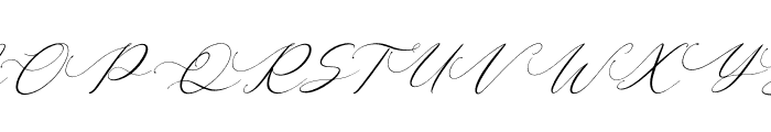 Galteniya Italic Font UPPERCASE