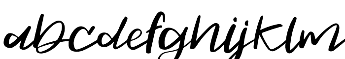 Galthome Italic Font LOWERCASE