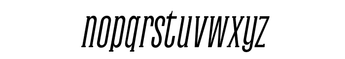 Galvin Light Italic Font LOWERCASE