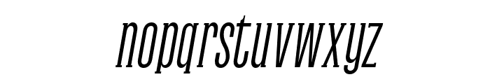 Galvin-LightItalic Font LOWERCASE