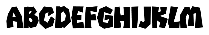 Gamelock Font UPPERCASE