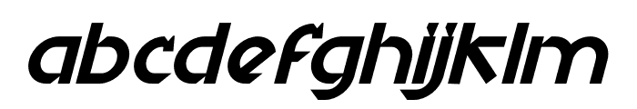 Gamers Italic Font LOWERCASE