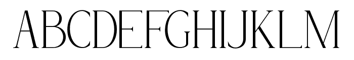 Gamora-Regular Font UPPERCASE