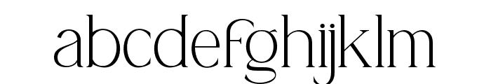 Gamora-Regular Font LOWERCASE