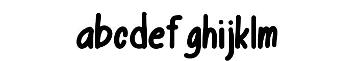 Ganbate-Regular Font LOWERCASE