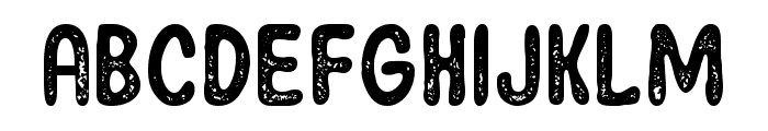 Gandaria  Rough Font UPPERCASE