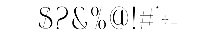 Gandis Font OTHER CHARS