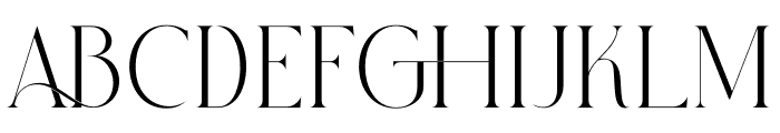 Gandis Font UPPERCASE