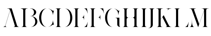 Ganer-Regular Font UPPERCASE