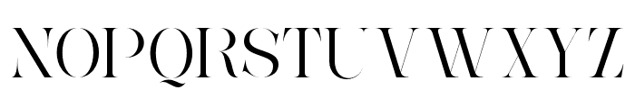 Ganer-Regular Font UPPERCASE